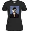 Жіноча футболка Man in a Bowler Hat Чорний Жіноча футболка Man in a Bowler Hat Чорний фото
