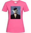 Жіноча футболка Man in a Bowler Hat Яскраво-рожевий Жіноча футболка Man in a Bowler Hat Яскраво-рожевий фото