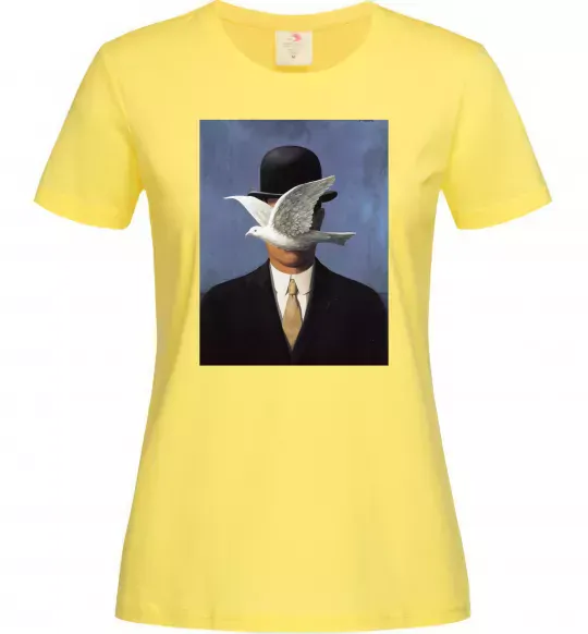 Жіноча футболка Man in a Bowler Hat Лимонний фото