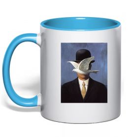 Чашка с цветной ручкой Man in a Bowler Hat Чашка с цветной ручкой Man in a Bowler Hat