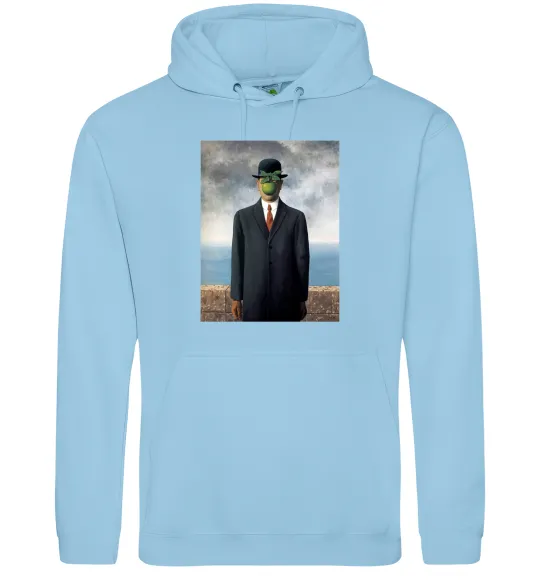 Чоловіча толстовка (худі) Син людський Блакитний фото