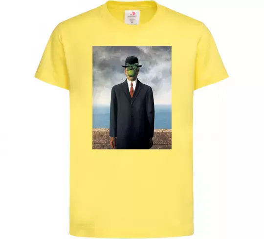 Дитяча футболка Син людський Лимонний фото