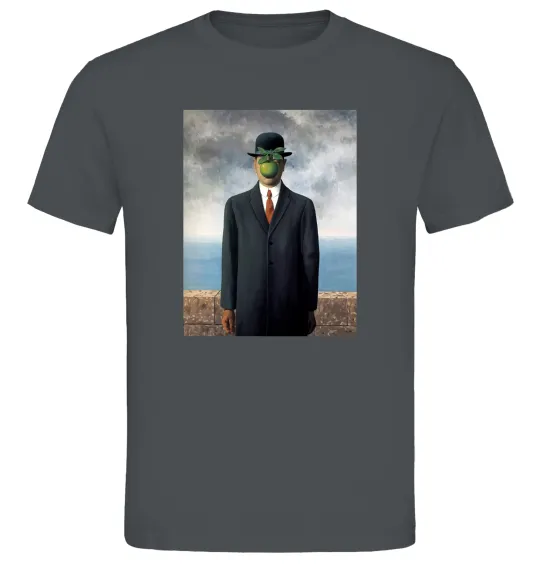 Мужская футболка Син людський Графит фото