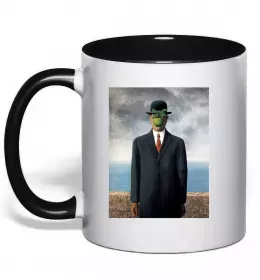 Чашка с цветной ручкой