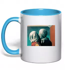 Чашка с цветной ручкой