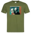 Мужская футболка Закохані Оливковый фото
