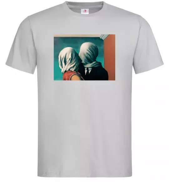 Мужская футболка Закохані Серый фото