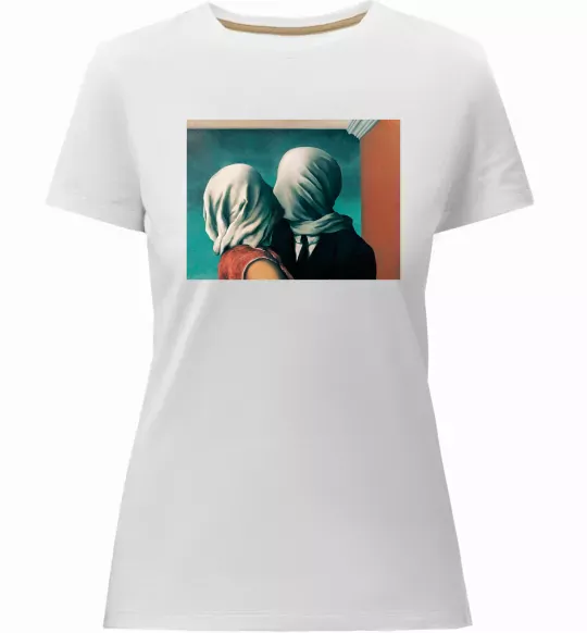 Женская премиум футболка Закохані Белый фото