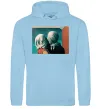 Чоловіча толстовка (худі) Закохані Блакитний фото