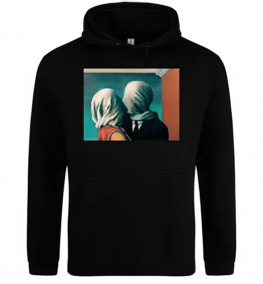 Жіноча толстовка (худі) Закохані Чорний фото