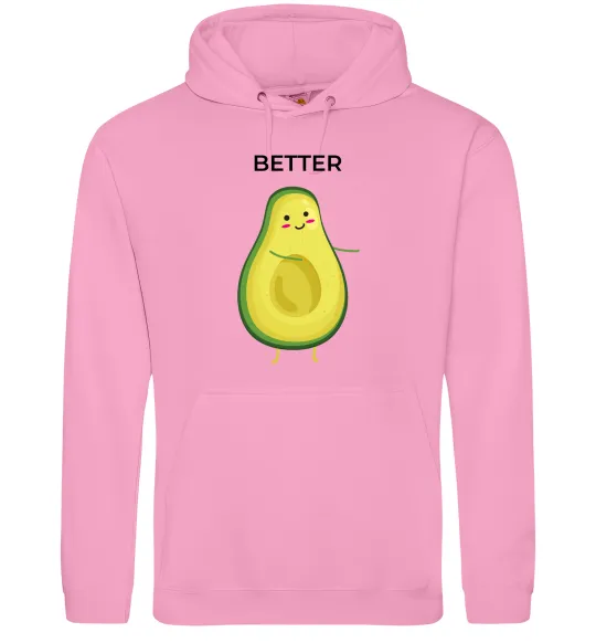 Мужская толстовка (худи) Авокадо Better Розовый фото