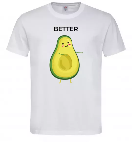 Мужская футболка Авокадо Better Белый фото