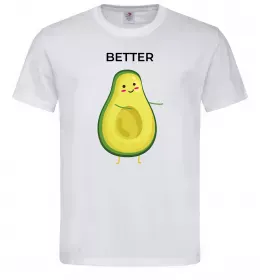 Мужская футболка Авокадо Better Белый фото