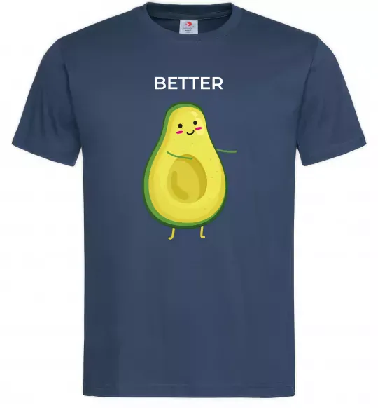 Мужская футболка Авокадо Better Темно-синий фото