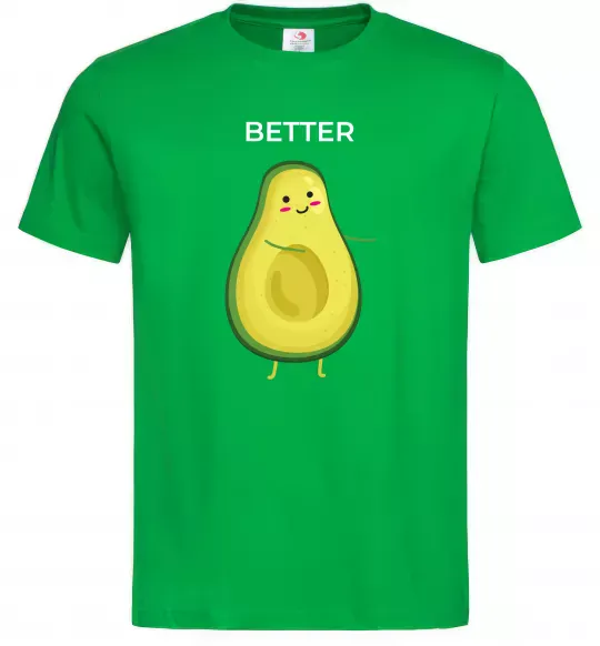 Мужская футболка Авокадо Better Зеленый фото