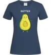 Женская футболка Авокадо Better Темно-синий Женская футболка Авокадо Better Темно-синий фото