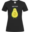 Женская футболка Авокадо Better Черный Женская футболка Авокадо Better Черный фото