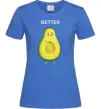 Женская футболка Авокадо Better Ярко-синий Женская футболка Авокадо Better Ярко-синий фото