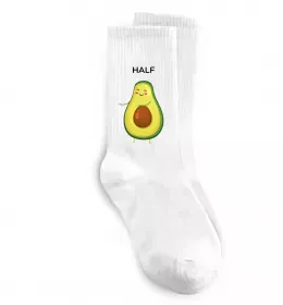 Носки Авокадо Half Белый фото