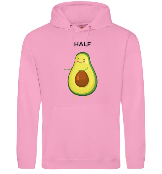 Мужская толстовка (худи) Авокадо Half Розовый фото