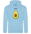 Мужская толстовка (худи) Авокадо Half Голубой Мужская толстовка (худи) Авокадо Half Голубой фото