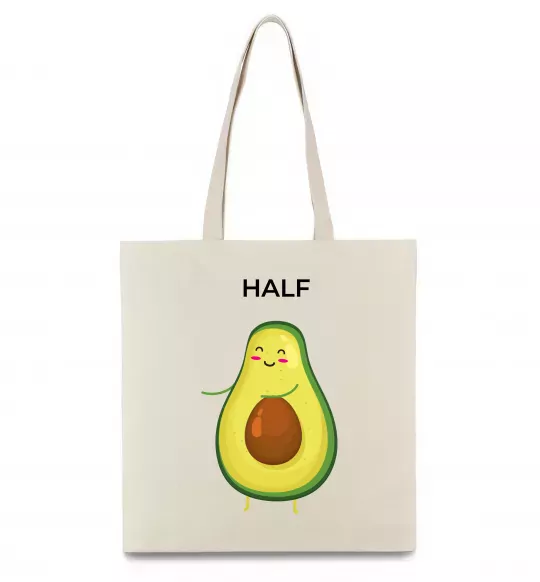 Еко-сумка Авокадо Half Бежевий фото