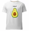 Чоловіча преміум футболка Авокадо Half Білий фото