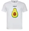 Мужская футболка Авокадо Half Белый фото