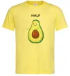 Мужская футболка Авокадо Half Лимонный фото