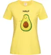 Женская футболка Авокадо Half Лимонный Женская футболка Авокадо Half Лимонный фото