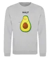 Світшот Авокадо Half Сірий меланж фото