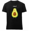 Чоловіча преміум футболка Авокадо Half Чорний фото