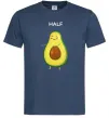 Мужская футболка Авокадо Half Темно-синий фото
