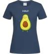 Женская футболка Авокадо Half Темно-синий Женская футболка Авокадо Half Темно-синий фото