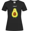 Женская футболка Авокадо Half Черный Женская футболка Авокадо Half Черный фото