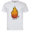 Мужская футболка Вогник Light my fire Белый фото