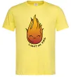 Мужская футболка Вогник Light my fire Лимонный фото