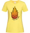 Жіноча футболка Вогник Light my fire Лимонний фото