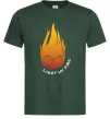 Мужская футболка Вогник Light my fire Темно-зеленый фото