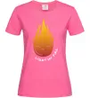 Жіноча футболка Вогник Light my fire Яскраво-рожевий фото