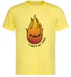 Мужская футболка Вогонь Light my fire Лимонный фото