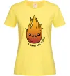 Жіноча футболка Вогонь Light my fire Лимонний фото