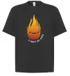 Футболка Оверсайз Вогонь Light my fire Черный фото