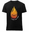 Чоловіча преміум футболка Вогонь Light my fire Чорний фото