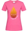 Жіноча футболка Вогонь Light my fire Яскраво-рожевий фото