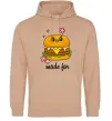 Чоловіча толстовка (худі) Бургер Made for Пісочний фото