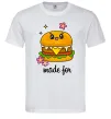 Мужская футболка Бургер Made for Белый фото