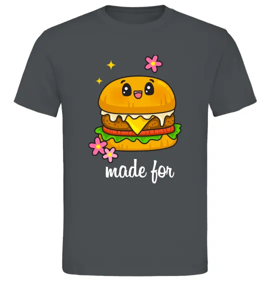 Мужская футболка Бургер Made for Графит фото