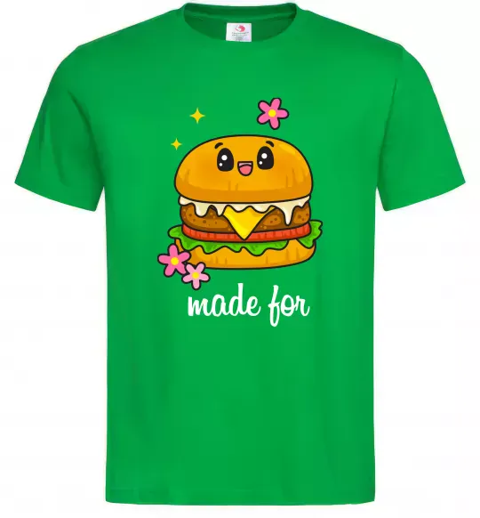 Мужская футболка Бургер Made for Зеленый фото