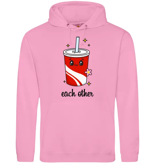 Женская толстовка (худи) Кола Each other Розовый фото